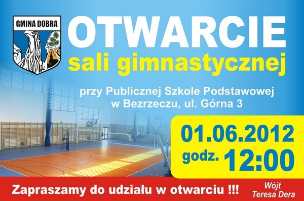 Otwarcie hali sportowej w Bezrzeczu